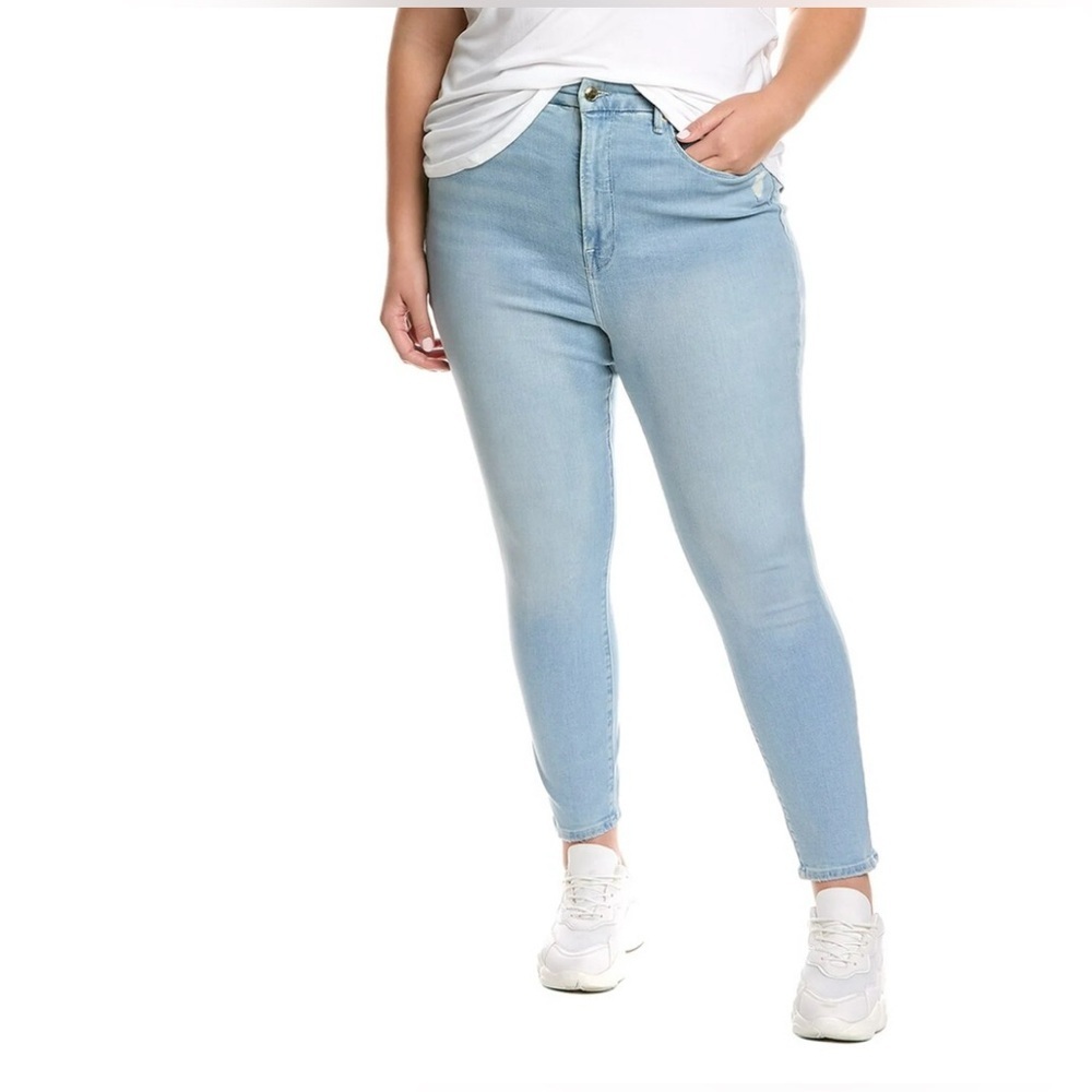 Good American Women's Light Blue Skinny Jeans